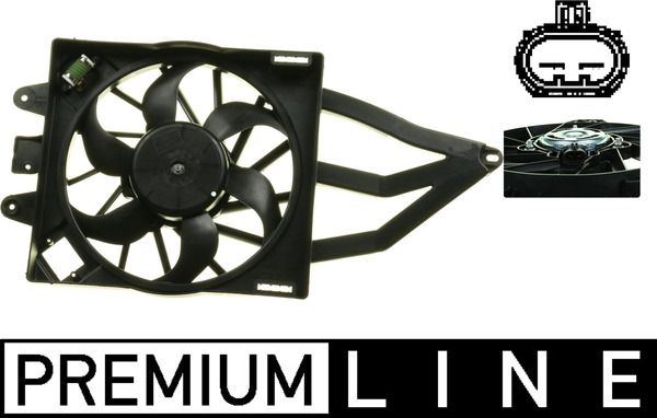 MAHLE CFF 315 000P Fan, engine cooling