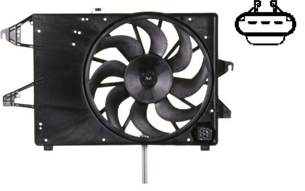 MAHLE CFF 325 000S Fan, engine cooling