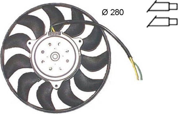 MAHLE CFF 372 000S Fan, engine cooling