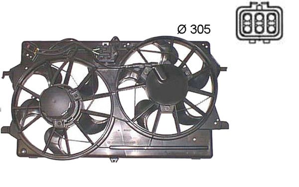 MAHLE CFF 375 000S Fan, engine cooling