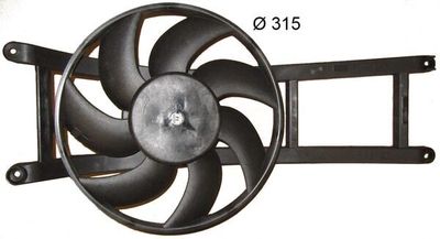 Fan, engine cooling MAHLE CFF 384 000S