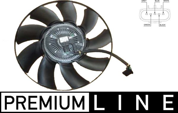 MAHLE CFF 476 000P Fan, engine cooling