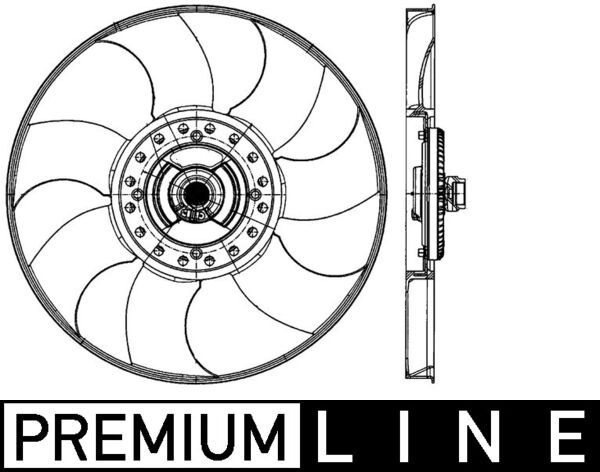 MAHLE CFF 489 000P Fan, engine cooling