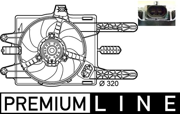 MAHLE CFF 141 000P Fan, engine cooling