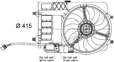 Fan, engine cooling MAHLE CFF 30 000S