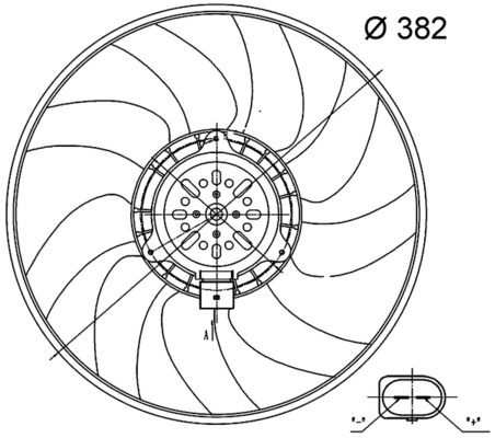 MAHLE CFF 32 000S Fan, engine cooling