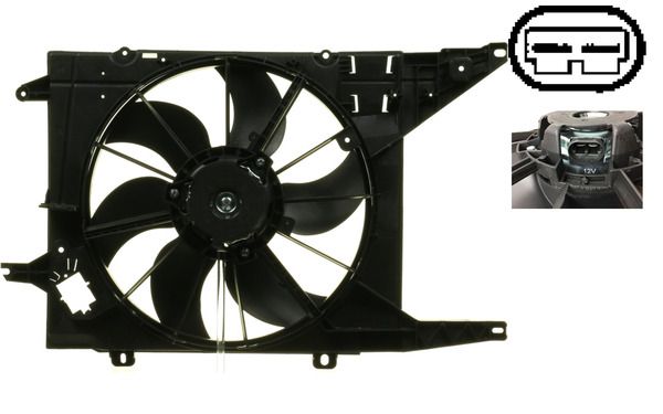 MAHLE CFF 327 000S Fan, engine cooling