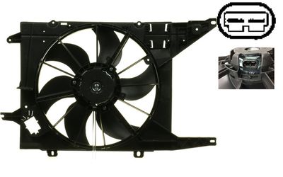 Fan, engine cooling MAHLE CFF 327 000S
