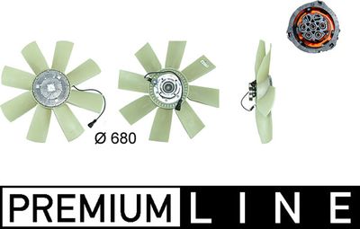 Fan, engine cooling MAHLE CFF 439 000P