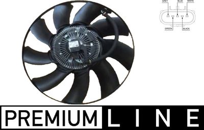 Fan, engine cooling MAHLE CFF 475 000P