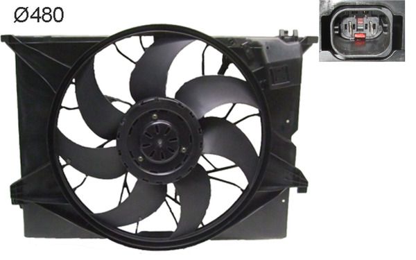 MAHLE CFF 486 000S Fan, engine cooling