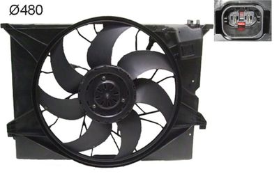 Fan, engine cooling MAHLE CFF 486 000S