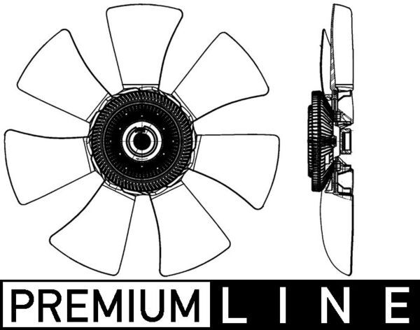 MAHLE CFF 491 000P Fan, engine cooling