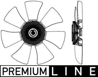 Fan, engine cooling MAHLE CFF 491 000P