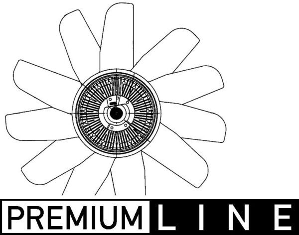 MAHLE CFF 494 000P Fan, engine cooling