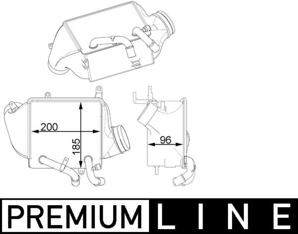 MAHLE CI 156 000P Charge Air Cooler