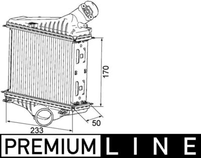 Charge Air Cooler MAHLE CI 163 000P