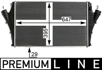 Charge Air Cooler MAHLE CI 21 000P
