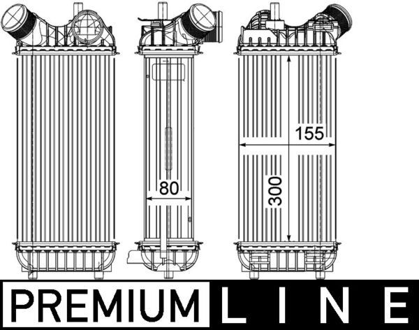 MAHLE CI 246 000P Charge Air Cooler