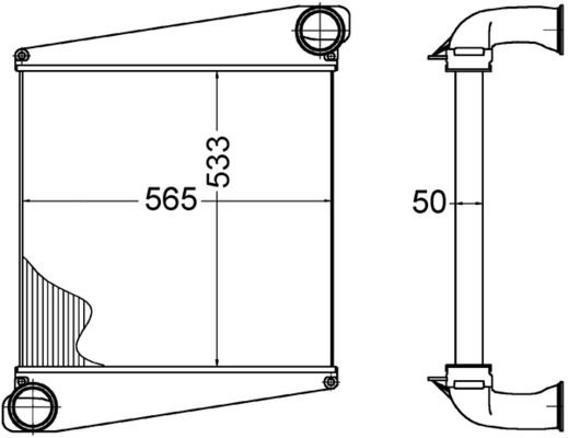 MAHLE CI 272 000P Charge Air Cooler
