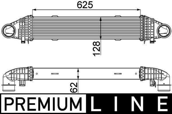 MAHLE CI 358 000P Charge Air Cooler