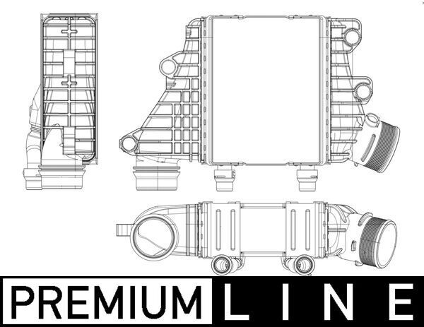 MAHLE CI 412 000P Charge Air Cooler