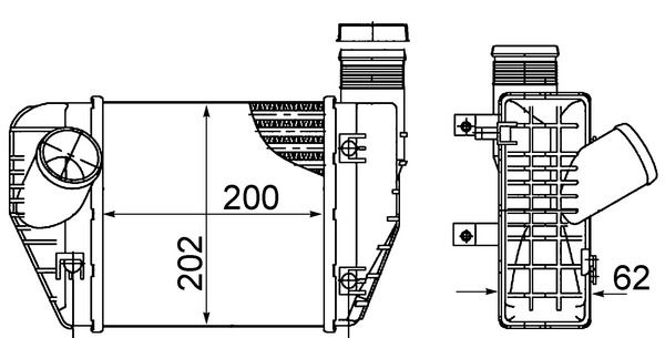 MAHLE CI 423 000S Charge Air Cooler