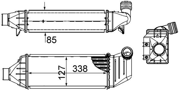 MAHLE CI 424 000S Charge Air Cooler