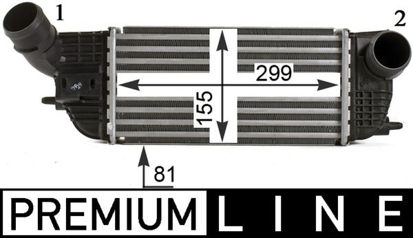 MAHLE CI 466 000P Charge Air Cooler