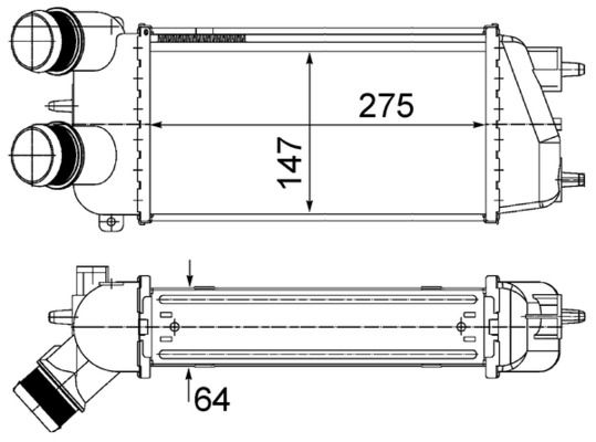 MAHLE CI 494 000S Charge Air Cooler