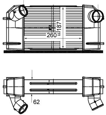 MAHLE CI 503 000S Charge Air Cooler