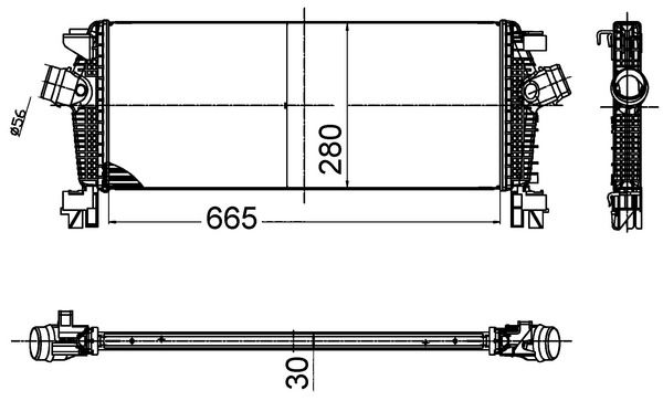 MAHLE CI 509 000S Charge Air Cooler