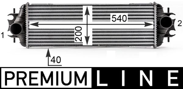 MAHLE CI 531 000P Charge Air Cooler