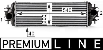 Charge Air Cooler MAHLE CI 531 000P