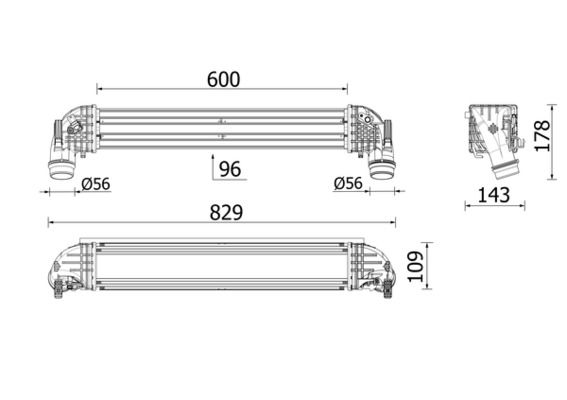 MAHLE CI 624 000P Charge Air Cooler