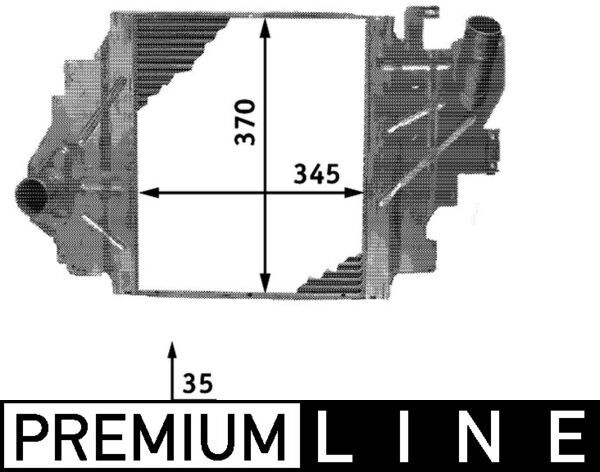 MAHLE CI 65 000P Charge Air Cooler