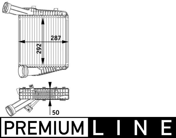 MAHLE CI 142 000P Charge Air Cooler