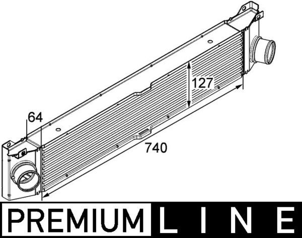 MAHLE CI 158 000P Charge Air Cooler