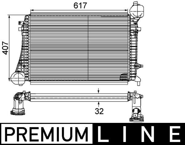 MAHLE CI 167 000P Charge Air Cooler