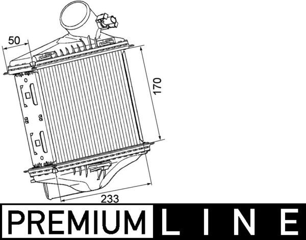 MAHLE CI 174 000P Charge Air Cooler