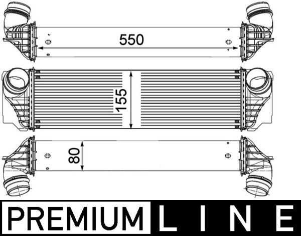 MAHLE CI 183 000P Charge Air Cooler