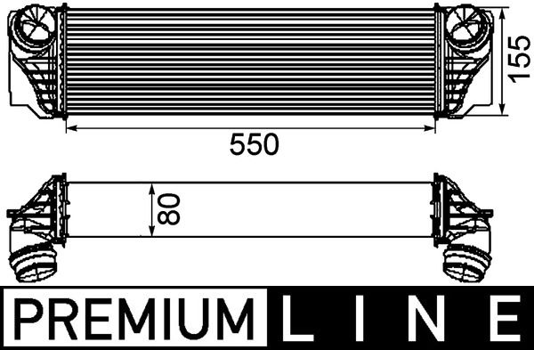 MAHLE CI 184 000P Charge Air Cooler
