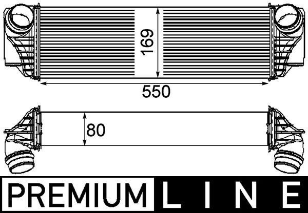 MAHLE CI 185 000P Charge Air Cooler