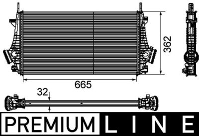 Charge Air Cooler MAHLE CI 191 000P