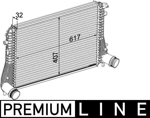 MAHLE CI 207 000P Charge Air Cooler