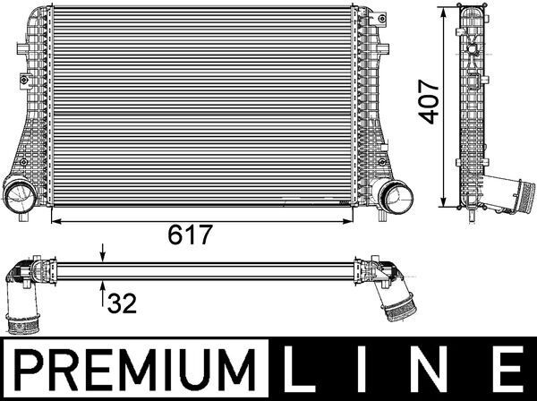 MAHLE CI 208 000P Charge Air Cooler