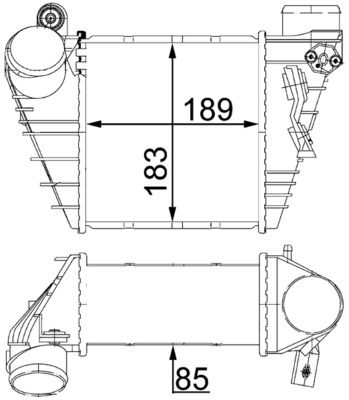 MAHLE CI 22 000S Charge Air Cooler