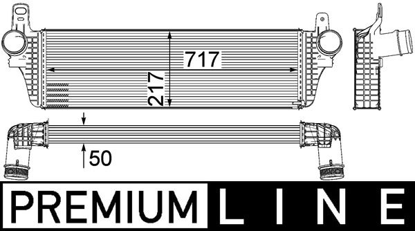 MAHLE CI 242 000P Charge Air Cooler