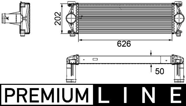 MAHLE CI 254 000P Charge Air Cooler