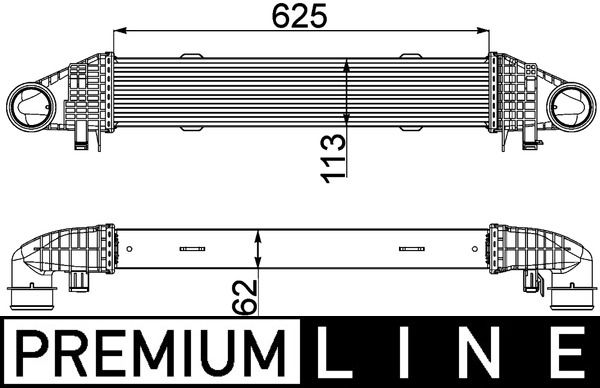 MAHLE CI 359 000P Charge Air Cooler